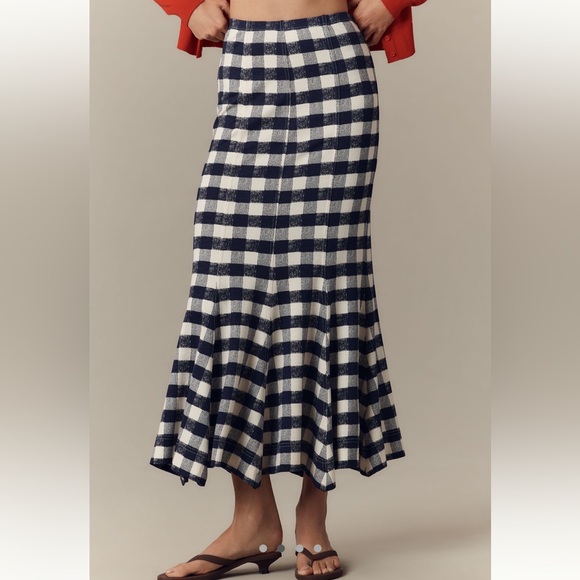 Anthropologie Maeve fit & Flare Maxi Skirt - Picture 3 of 9